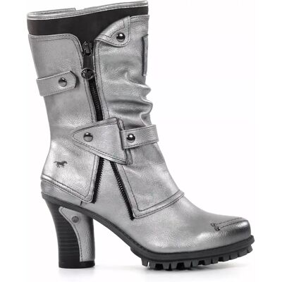 Mustang Shoes Mustang Ankelboots dam 1141-606-21 silver Mustang Shoes Mustang Ankelboots dam 1141-606-21 silver