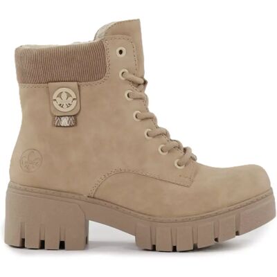 Rieker damstövletter 74532-60 beige Rieker damstövletter 74532-60 beige