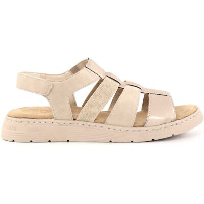 Rieker damsandaler V9101-62 beige Rieker damsandaler V9101-62 beige