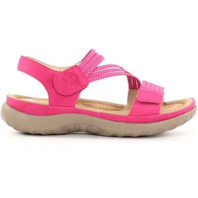 Rieker damsandaler 64870-31 rosa Rieker damsandaler 64870-31 rosa