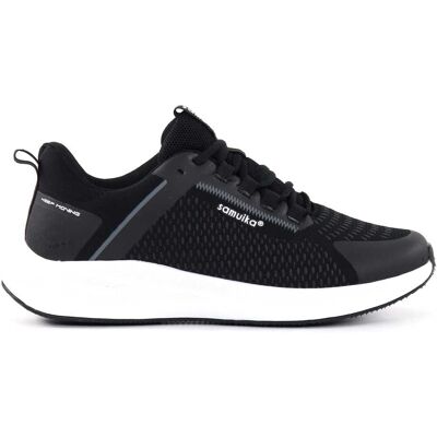Samuika unisex sneakers SW22-03501 svarta (snören) Samuika unisex sneakers SW22-03501 svarta (snören)
