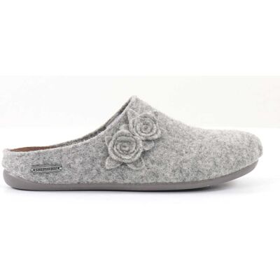 Shepherd dam Tofflor i ull Liselott grey Shepherd dam Tofflor i ull Liselott grey