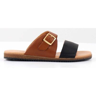 Ten Points dam Sandaler i läder 60271 Tindra Svart/Cognak Ten Points dam Sandaler i läder 60271 Tindra Svart/Cognak