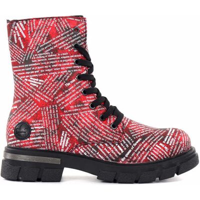 Rieker ankelboots för dam Z9120-35 röd Rieker ankelboots för dam Z9120-35 röd