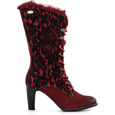 Laura Vita damstövlar Alcbaneo 351 Rouge Laura Vita damstövlar Alcbaneo 351 Rouge