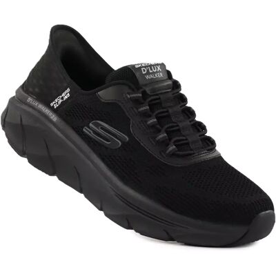 Skechers sneakers med breda längder för män 232446/BBK D'LUX WALKER 2.0 - REZINATE svart Skechers sneakers med breda längder för män 232446/BBK D'LUX WALKER 2.0 - REZINATE svart