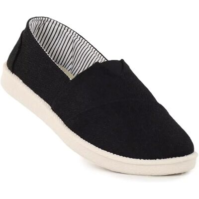 Migant kvinnors promenadskor / espadrillor A921-95 svart Migant kvinnors promenadskor / espadrillor A921-95 svart