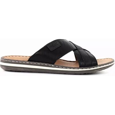 Rieker herrmulor 21082-00 svart Rieker herrmulor 21082-00 svart