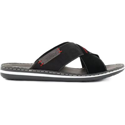 Rieker herrtofflor 21098-02 svarta Rieker herrtofflor 21098-02 svarta