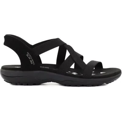 Skechers Dam Slip Ins Sandaler 163460/BBK REGGAE SLIM - STRETCH FLEX svart Skechers Dam Slip Ins Sandaler 163460/BBK REGGAE SLIM - STRETCH FLEX svart