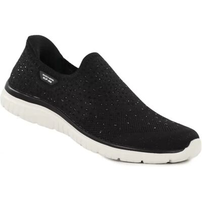 Skechers damsneakers 104458/BKW VIRTUE - ICON svart/vit Skechers damsneakers 104458/BKW VIRTUE - ICON svart/vit