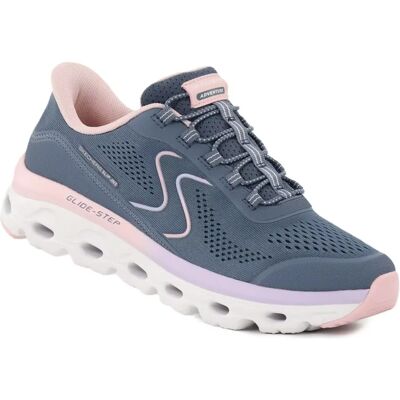 Skechers damsneakers 180272/SLTP GLIDE-STEP SOLE slate/rosa Skechers damsneakers 180272/SLTP GLIDE-STEP SOLE slate/rosa