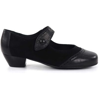 Ilves Pumps/Dansskor 9319 snaps/mocka svart Ilves Pumps/Dansskor 9319 snaps/mocka svart