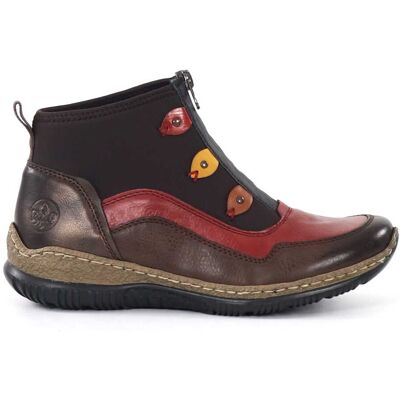 Rieker ankelboots för dam N3277-25 brun Rieker ankelboots för dam N3277-25 brun