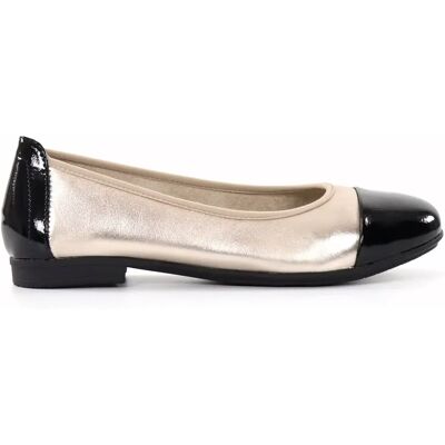 Jana Ballerinas 22180-44 svart/champagne Jana Ballerinas 22180-44 svart/champagne