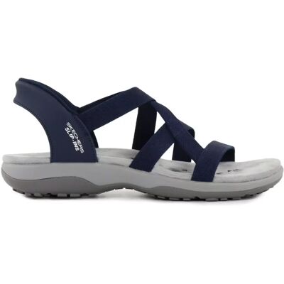 Skechers Dam Slip Ins Sandaler 163460/NVY REGGAE SLIM - STRETCH FLEX marinblå Skechers Dam Slip Ins Sandaler 163460/NVY REGGAE SLIM - STRETCH FLEX marinblå