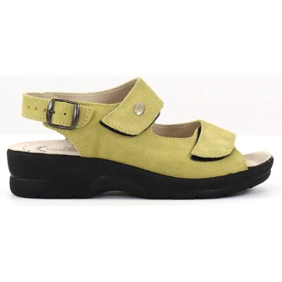 Golden Fit Sandaler 696 yellow mocka Golden Fit Sandaler 696 yellow mocka