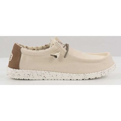 HEYDUDE Skor 40022-105 Wally Stretch Canvas Elfenben HEYDUDE Skor 40022-105 Wally Stretch Canvas Elfenben