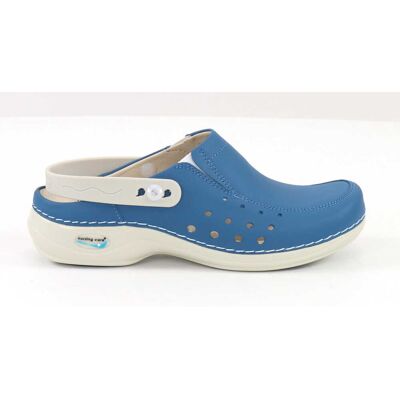 Nursing Care maskintvättbara sandaler läder Blue Nursing Care maskintvättbara sandaler läder Blue