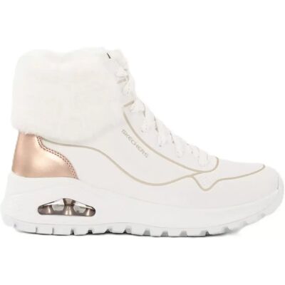 Skechers ankelboots dam 167993/WTRG UNO RUGGED - FALL SHIMMER vit/roséguld Skechers ankelboots dam 167993/WTRG UNO RUGGED - FALL SHIMMER vit/roséguld