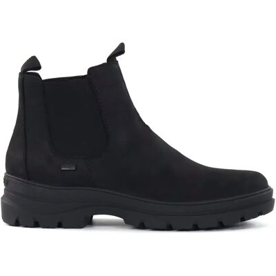 Rieker herr ankelboots i äkta läder med nitar F5450-00 Svart Rieker herr ankelboots i äkta läder med nitar F5450-00 Svart