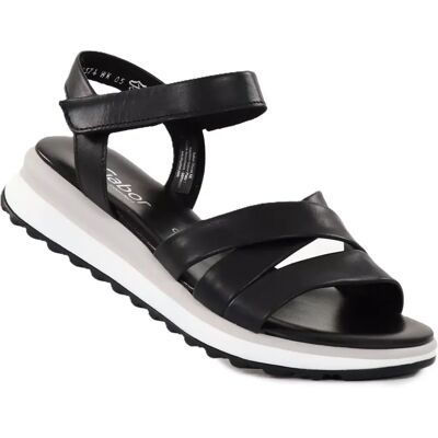 Gabor sandaler i äkta läder 6284457 svart Gabor sandaler i äkta läder 6284457 svart