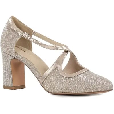 Tamaris Högklackade Skor 22454-47 Ljusguldglamour Tamaris Högklackade Skor 22454-47 Ljusguldglamour