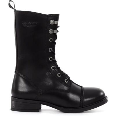 Ten Points ankelboots i äkta läder för damer 60409 Pandora svart Ten Points ankelboots i äkta läder för damer 60409 Pandora svart