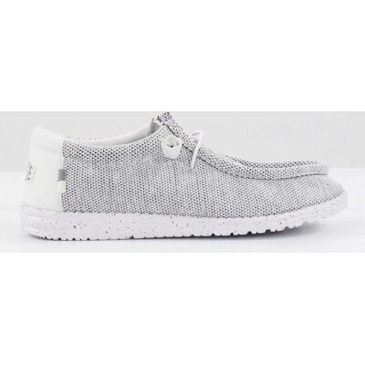HEYDUDE Skor 40019-1KA Wally Sox Stone vit HEYDUDE Skor 40019-1KA Wally Sox Stone vit