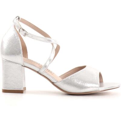 Migant Partysandaler för damer A929-85 silver Migant Partysandaler för damer A929-85 silver
