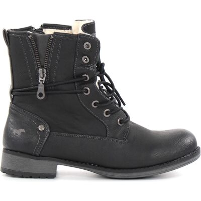 Mustang Shoes Mustang varmfodrade dam stövletter 1139-630-9 svart Mustang Shoes Mustang varmfodrade dam stövletter 1139-630-9 svart