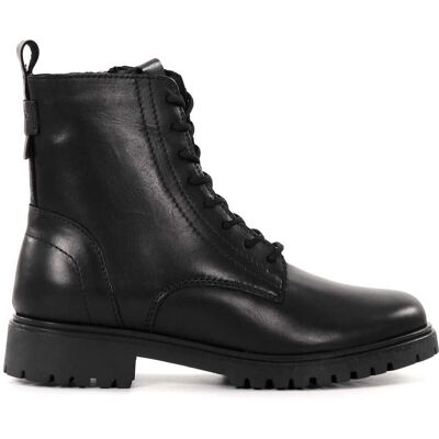 Tamaris ankelboots i läder 25402-43 svart Tamaris ankelboots i läder 25402-43 svart