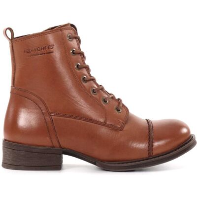 Ten Points ankelboots dam 60166 Pandora Cognac Ten Points ankelboots dam 60166 Pandora Cognac