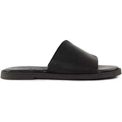 Tamaris äkta läder mulor för kvinnor 27135-42 svart Tamaris äkta läder mulor för kvinnor 27135-42 svart