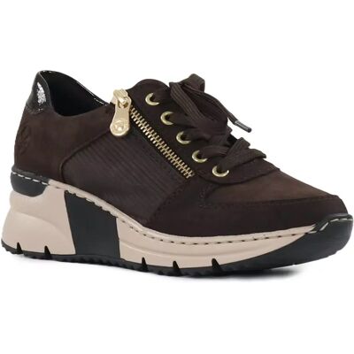 Rieker Wedge Sneakers N6314-25 brun Rieker Wedge Sneakers N6314-25 brun