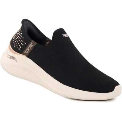 Skechers damsneakers 150642/BKRG ARCH FIT ULTRA FLEX 3.0 - BRILLIANT DIAMOND svart/rosaguld Skechers damsneakers 150642/BKRG ARCH FIT ULTRA FLEX 3.0 - BRILLIANT DIAMOND svart/rosaguld