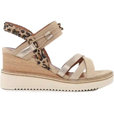 Tamaris kilsandaler 28357-44 tan kam Tamaris kilsandaler 28357-44 tan kam