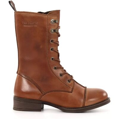 Ten Points dam ankelboots i äkta läder 60409 Pandora Cognac Ten Points dam ankelboots i äkta läder 60409 Pandora Cognac