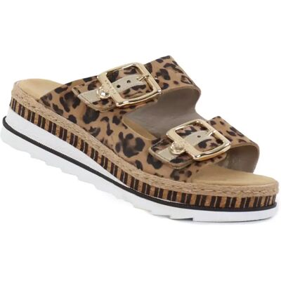 Rieker damtofflor V7955-90 leopard Rieker damtofflor V7955-90 leopard