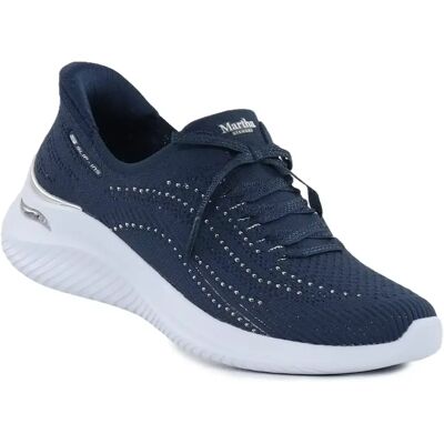 Skechers Sneakers 150643/NVY ARCH FIT ULTRA FLEX 3.0 METALLIC GRACE Marinblå Skechers Sneakers 150643/NVY ARCH FIT ULTRA FLEX 3.0 METALLIC GRACE Marinblå