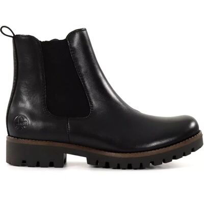 Rieker Chelsea ankelboots dam 78552-00 svart Rieker Chelsea ankelboots dam 78552-00 svart
