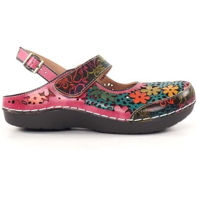 Laura Vita Sandaler Billy 01 fuchsia Laura Vita Sandaler Billy 01 fuchsia