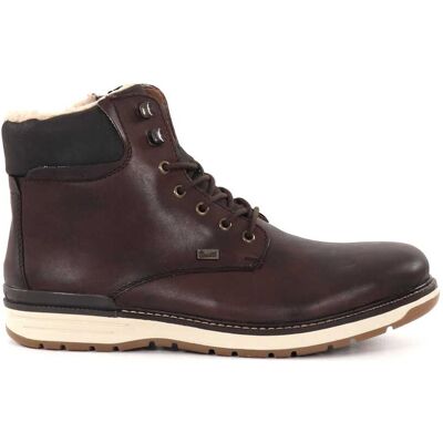 Rieker ankelboots i läder 39430-25 brun Rieker ankelboots i läder 39430-25 brun