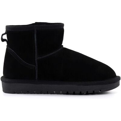 Duffy Ankelboots i mocka för damer 71-75854 svart Duffy Ankelboots i mocka för damer 71-75854 svart
