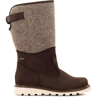 Pomar GORE-TEX stövlar för damer Pokka bark vaxartad/sandfilt Pomar GORE-TEX stövlar för damer Pokka bark vaxartad/sandfilt
