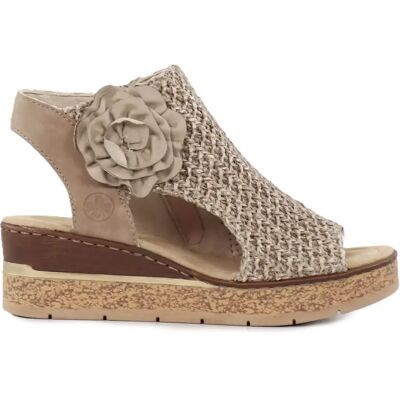 Rieker damkil sandaler 63791-60 beige Rieker damkil sandaler 63791-60 beige