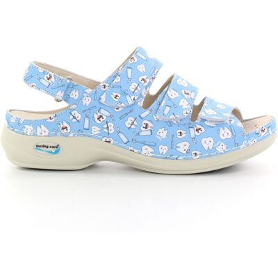 Nursing Care Maskintvättbara sandaler läder teeth Nursing Care Maskintvättbara sandaler läder teeth