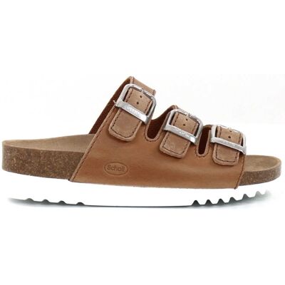 Scholl dam Slip-ins Rio wedge cognak Scholl dam Slip-ins Rio wedge cognak
