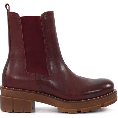 Ten Points damstövlar i läder 60304 Cecilia Dark red Ten Points damstövlar i läder 60304 Cecilia Dark red