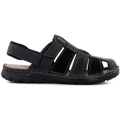 Migant Sandaler för herr L931-4 Weston Svart Migant Sandaler för herr L931-4 Weston Svart